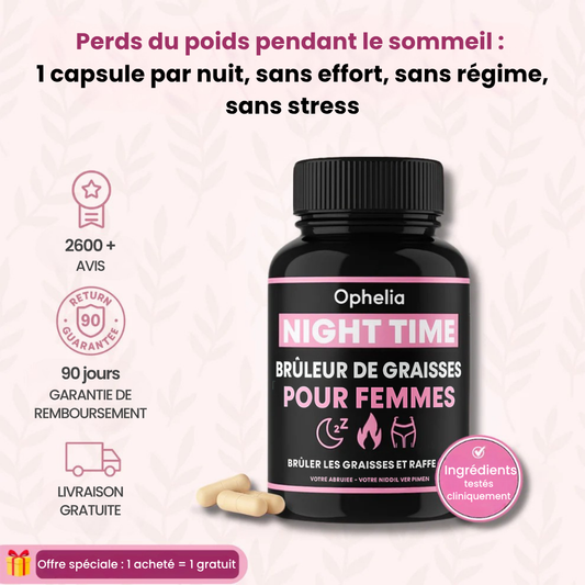 Brûleur de Graisses Nocturne | Formule Spéciale Femme